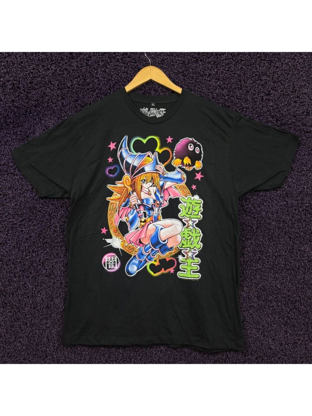 Yu-Gi-Oh Dark Magician Girl Glitter T-Shirt Size Extra Large